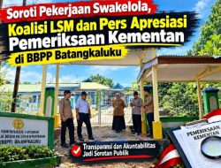 Soroti Pekerjaan Swakelola, Koalisi LSM dan Pers Apresiasi Pemeriksaan Kementan di BBPP Batangkaluku