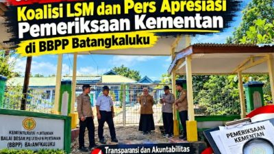 Soroti Pekerjaan Swakelola, Koalisi LSM dan Pers Apresiasi Pemeriksaan Kementan di BBPP Batangkaluku