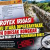 Proyek Irigasi Luwu Utara Dipertanyakan, APH Didesak Bongkar Dugaan Mark-Up dan Pengurangan Bobot