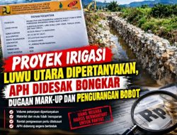 Proyek Irigasi Luwu Utara Dipertanyakan, APH Didesak Bongkar Dugaan Mark-Up dan Pengurangan Bobot