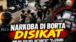 Narkoba di Borta Disikat, Polda Sulsel Dituntut Telusuri Aliran Barang hingga ke Pemasok