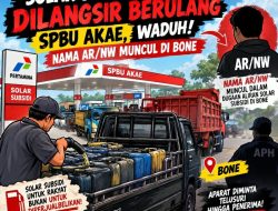 Solar Subsidi Diduga Dilangsir Berulang di SPBU Akae, Waduh! Nama AR/NW Muncul di Bone