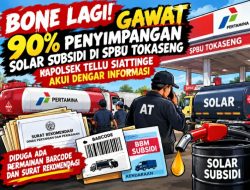 Bone Lagi! Gawat 90% Penyimpangan Solar Subsidi di SPBU Tokaseng, Kapolsek Tellu Siattinge Akui Dengar Informasi