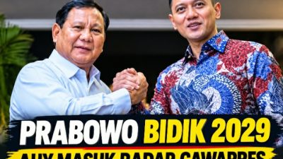 Prabowo Bidik Kemenangan 2029, AHY Disebut Punya Modal Politik untuk Jadi Cawapres