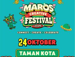 Maros Creative Festival 2026 Siap Guncang Taman Kota, Joker Hitam dan Masugi Project Bakal Tampil