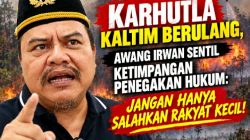 Karhutla Kaltim Berulang, Awang Irwan Sentil Ketimpangan Penegakan Hukum: Jangan Hanya Salahkan Rakyat Kecil!