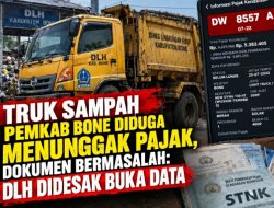 Truk Sampah Pemkab Bone Diduga Menunggak Pajak, Dokumen Bermasalah: DLH Didesak Buka Data