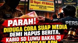 Parah! Diduga Coba Suap Media Demi Hapus Berita, Kabid SD Luwu Bakal di Perhadapkan APH