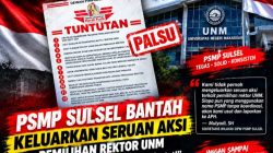 PSMP Sulsel Bantah Keluarkan Seruan Aksi Pemilihan Rektor UNM, Mulyadi: Jangan Catut Nama Kami!