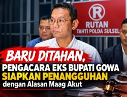 Baru Ditahan, Pengacara Eks Bupati Gowa Siapkan Penangguhan dengan Alasan Maag Akut